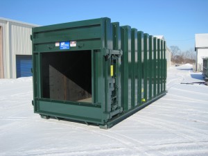 Galfab Tapered Compactor Receiver Container